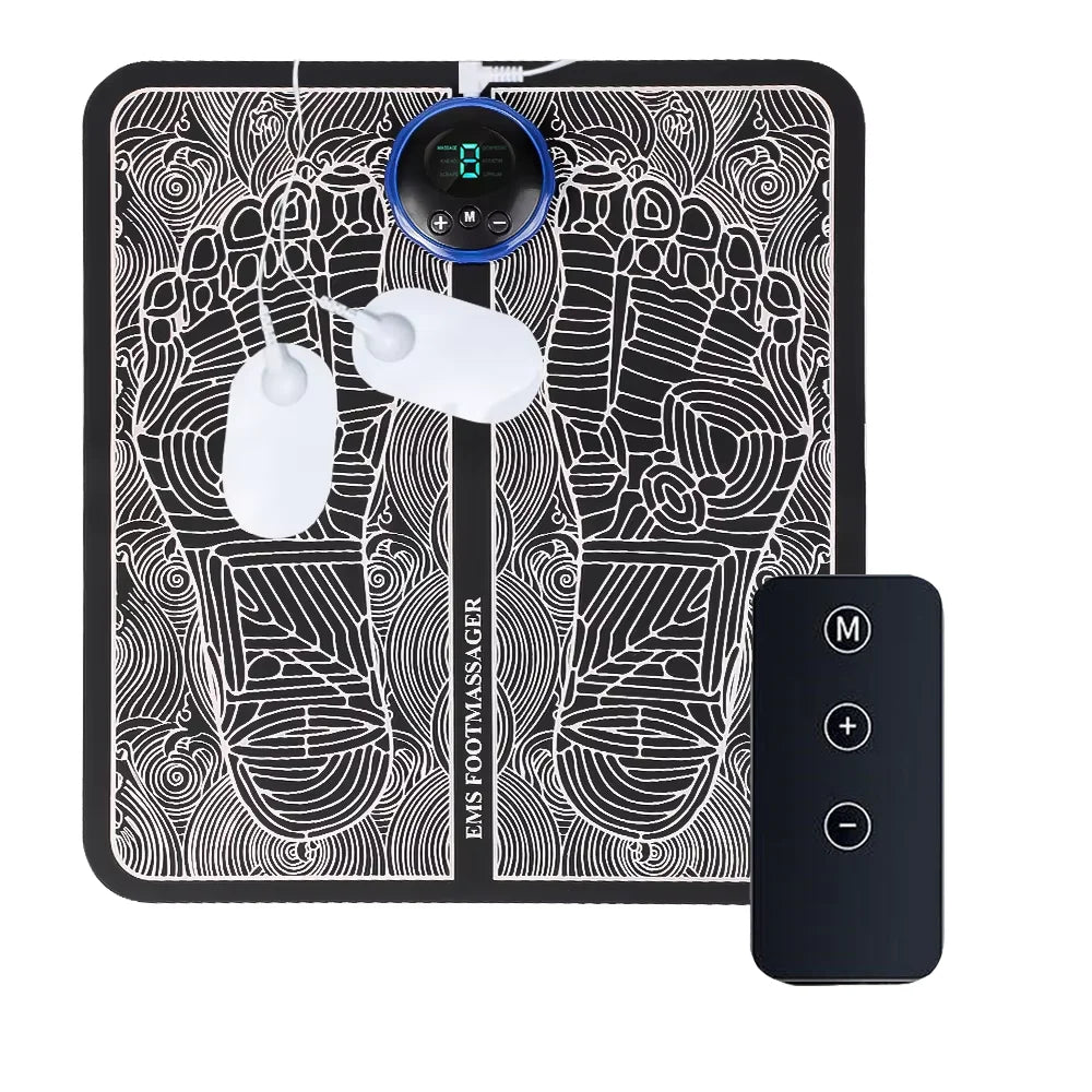 NeuroPulse™ EMS Foot Massager Mat — 6 Modes, 9 Intensities, Wireless Remote
