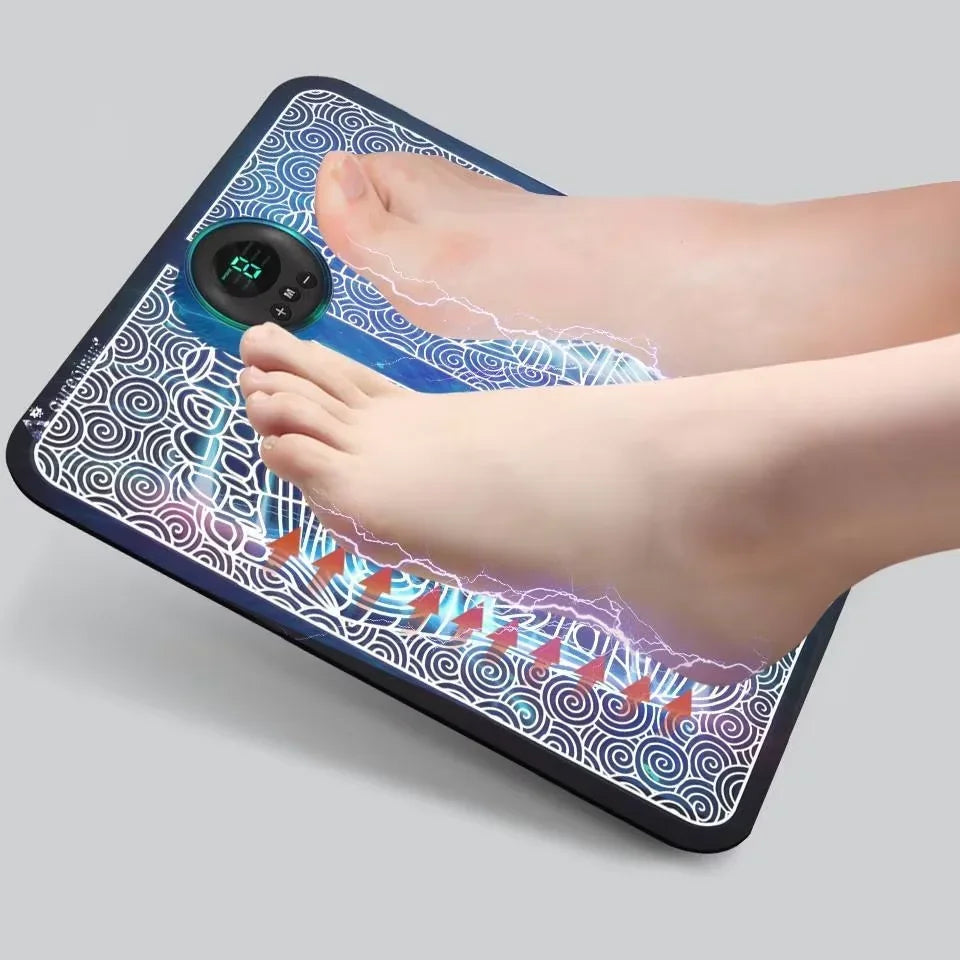 NeuroPulse™ EMS Foot Massager Mat — 6 Modes, 9 Intensities, Wireless Remote