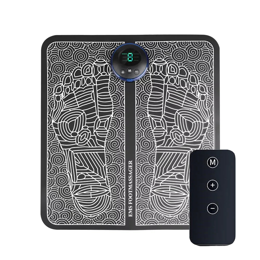 NeuroPulse™ EMS Foot Massager Mat — 6 Modes, 9 Intensities, Wireless Remote