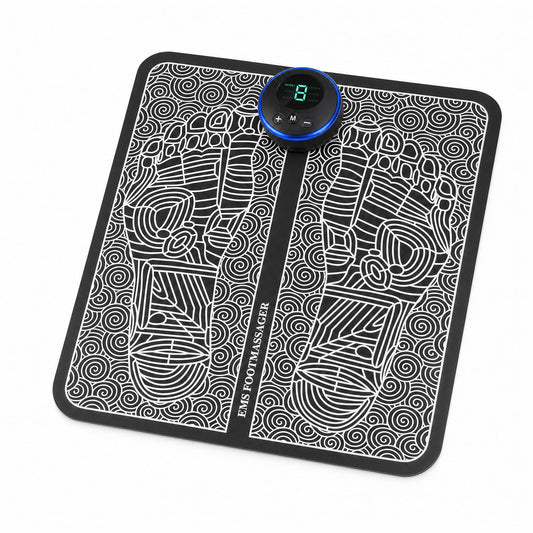 NeuroPulse EMS foot massager mat seen from above on a white background